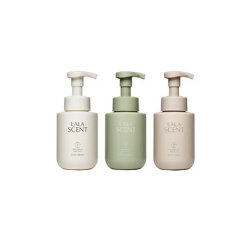 韓國LALA MORE | LALA Scent 天然香氛洗手慕斯300ml－3件組（微風x1＋ 森林x1＋木質x1）