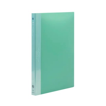 連勤牌文具 PP KU色系1.5圓型三孔夾  1本  綠色