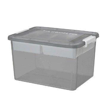 【RICHOME】雙層分類收納箱黑色