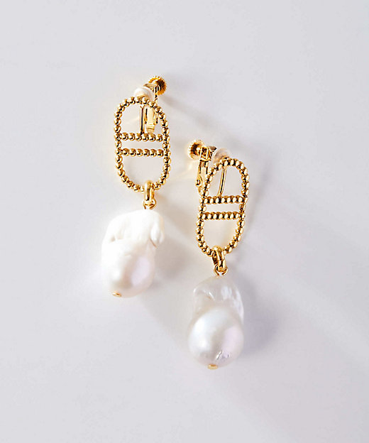 ADER.bijoux (Women)/アデルビジュー BATEAU baroque pearl earring ...