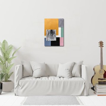 御畫房 當代國家級展覽畫家 抽象系列手繪油畫70×100cm(DB-131)