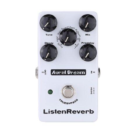 Aural Dream Listen Reverb Guitar Effects Pedal provides Reverb modes and Predelay control including Spring,Plate,Gate,Hall and Reverse Reverb,True B