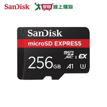 SanDisk microSD Express 256GB記憶卡【愛買】