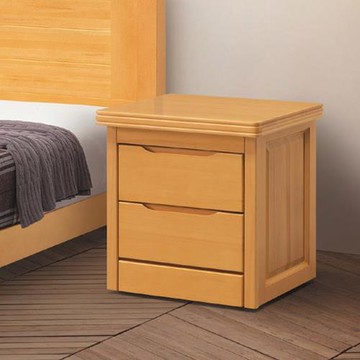 Boden-肯斯1.8尺實木床頭櫃/二抽收納櫃/置物櫃