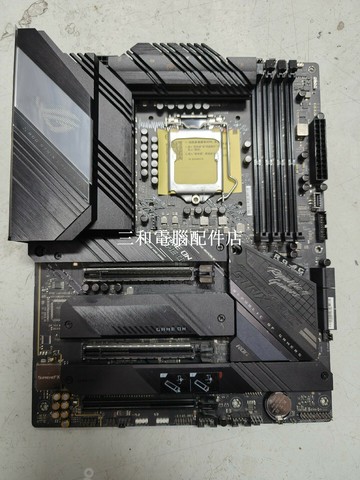 華碩 ROG STRIX Z590-F GAMING WIFI 主板 成色新 處理器擋板 inclu【三和電腦配件店】