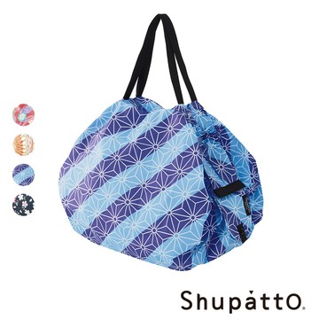 台灣總代理 Shupatto 燈籠型和風秒收環保啪啪包-中