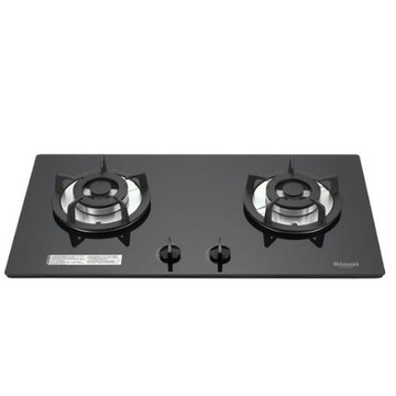 (全省安裝)林內雙口玻璃防漏檯面爐黑色鋼鐵爐架(與RB-202GH-B同款)瓦斯爐天然氣RB-202GH-B_NG1