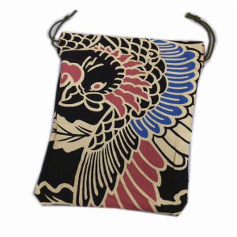 平巾着 小物入れ リバーシブル 濃紺地鳳凰 無地赤色 メンズ 男性 女性用 浴衣 着物 和柄 通販 Lineポイント最大get Lineショッピング