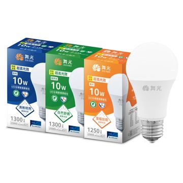 DanceLight 【4入】節標/環標 節能/環保標章 10W LED 全電壓 E27 省電 球泡燈(白光/自然光/黃光)