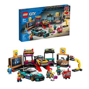 LEGO 樂高 客製化車庫 隨心搭配汽車與多種人偶 與孩子建立酷炫車庫！  客製化車庫 多色  1盒