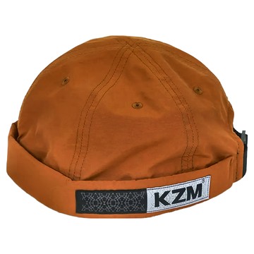 KZM 小圓帽 咖啡色 75% 尼龍 25% 棉 防水透氣 防皺面料  FREE SIZE