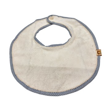 HiBOU 喜福 寶貝圍兜兜 100%有機棉 0歲以上適用  海松藍  1件