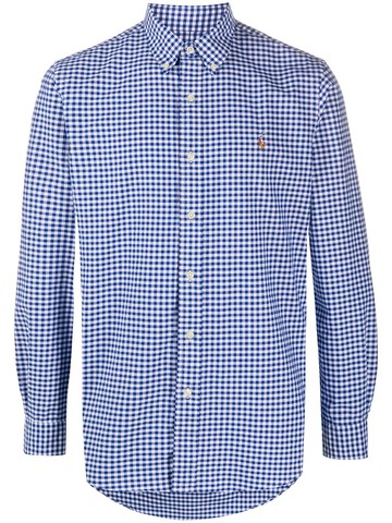 Polo Ralph Lauren - gingham button-down shirt - men - Cotton - XXL - Blue