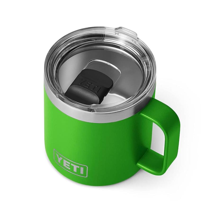 YETI Rambler oz Mug, Vacuum Insulated, Stainless Steel with MagSlider Lid, Canopy Green