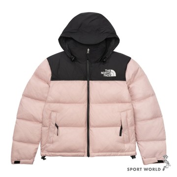 The North Face 北面 連帽羽絨外套 女裝 防潑水 ICON1996 粉【運動世界】NF0A8KXGF0I