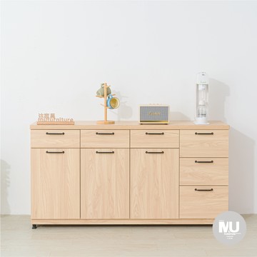 【 沐家具 mufurniture 】Livia 楓木 5尺餐櫃下座/台灣製造/廚房/餐廳/收納