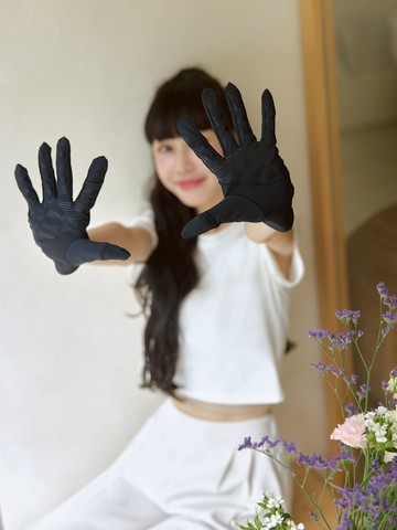 自訂 抗UV防滑涼感手套-指尖開口設計