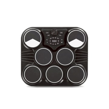 【KONIX】桌上型電子鼓(行動爵士鼓組/數位打擊板/打點板)-贈鼓棒/雙踏板