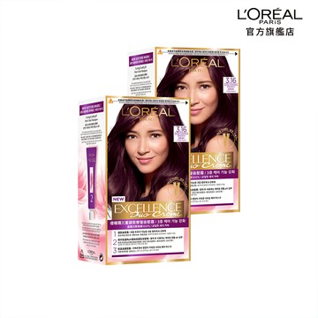 巴黎萊雅 優媚霜三重護髮雙管染髮霜 148ml │官方旗艦店 染髮劑