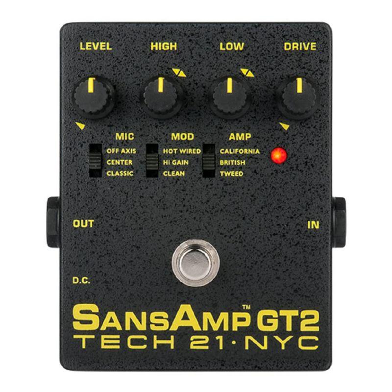 TECH 21 GT2 サンズアンプ SansAmpギター用アナログアンプシミュレーター  オーバードライブ ディストーション国内正規品