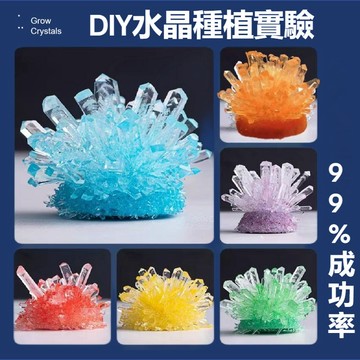 水晶種植 科學 生長結晶 化學實驗 自然實驗 水晶結晶 水晶聖誕樹 二閤一水晶種植 水晶種植實驗 科學玩具 實驗玩具
