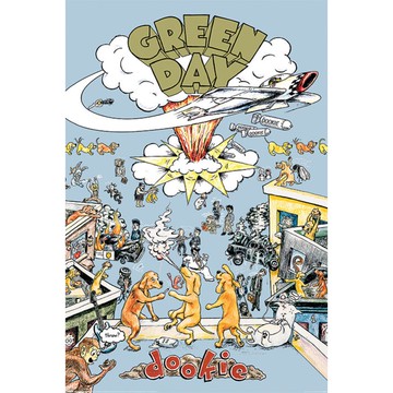GREEN DAY 年輕歲月合唱團 DOOKIE 專輯封面 進口海報