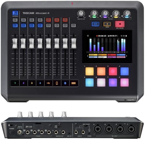 TASCAM(タスカム) Mixcast ポッドキャスト制作 USBオーディオインターフェース 高音質 Bluetooth受信