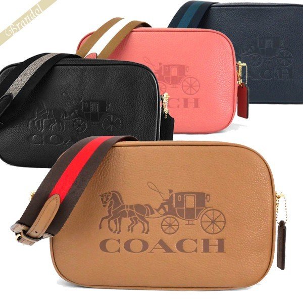 ソフトパープル 【新品・未使用】COACH ショルダーバッグ 馬車ロゴ(大