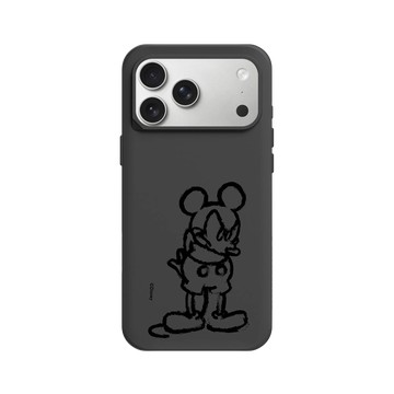 iPhone 17 Pro Max SolidX 黑 - 迪士尼-米奇 Mickey - 黑標款-米奇蠟筆風格