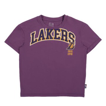 NBA 兒童/青少年 寬版 隊伍字 短袖上衣 湖人隊 3526102492