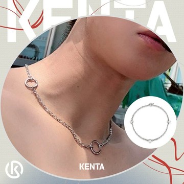 🌾健太選物🌾三圈圓環頸鍊 不鏽鋼項鍊 鈦鋼項鍊 銀色項鍊 明星同款 嘻哈項鍊 飾品男 飾品女 中性項鍊