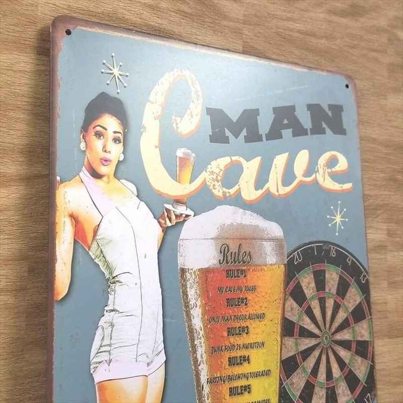 ダーツ 生ビール ブリキ看板 Ca ポスター インテリア Bar バー お酒 アートパネル 絵画 イラスト おしゃれ レトロ風 青色 壁掛け アメリカン雑貨 通販 Lineポイント最大0 5 Get Lineショッピング