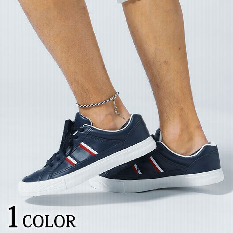 スニーカー メンズ シューズ ローカット Puレザー 合成皮革 カジュアル トリコロール 春 夏 秋 冬 靴 30代 40代 50代 通販 Lineポイント最大0 5 Get Lineショッピング