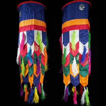 藏傳勝利幢寶幢居家佛堂供佛裝飾佛教用品勝利撞幢帆高70cm 2個