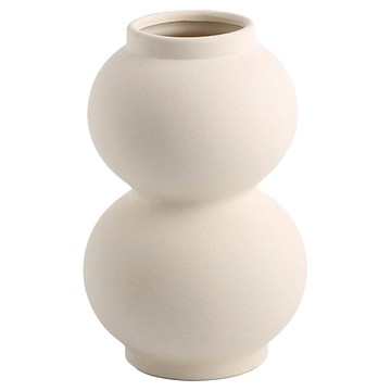 KUIBAO 快豹生活 Goyo 簡約素胚花瓶  土黃色  1個  7.5 x 13 x 21cm