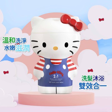 【Hello Kitty】凱蒂貓2合1沐浴洗髮精 400ml(限量收藏版)