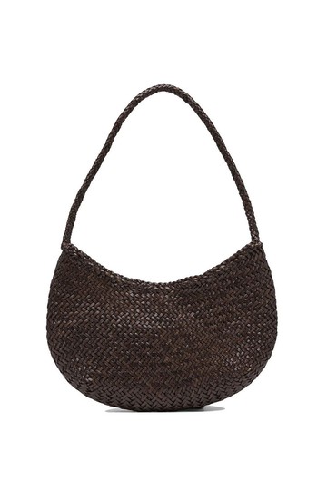 【Dragon Diffusion】8020 NOVA LUNA 皮革編織包 / 深棕