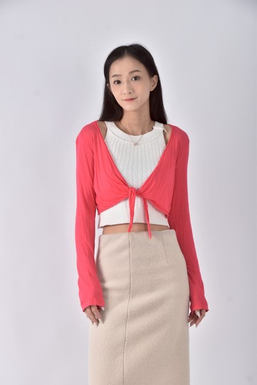 (S) 【簡立喆私服】splendid棉質素色粉色罩衫