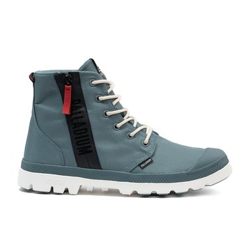 Palladium PALLADIUM PAMPA HI SEEKR2 LT+WP+輕量再生大底橘標防水鞋/休閒鞋-男鞋/女鞋-迷霧藍