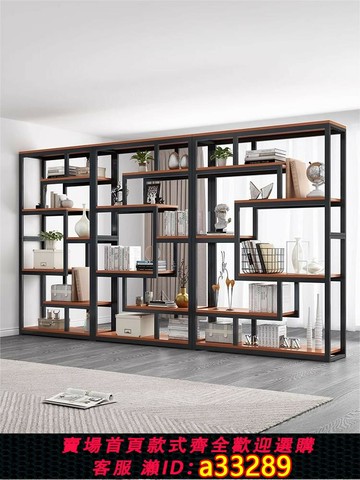 {可打統編 超低價}屏風隔斷客廳現代玄關新中式博古架置物架展示柜非實木擺件書架子