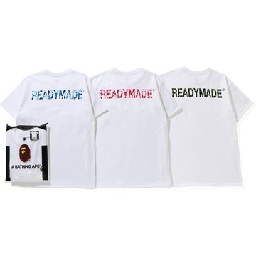 【逢甲 FUZZY】BAPE x READYMADE 聯名款 白 迷彩 字體 Logo 刺繡 小蜜蜂 短T 三件一組