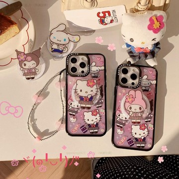 學院風卡通 iPhone 16 手機殼 磁吸支架 16plus 16E 12 13 11 14 15 Pro max