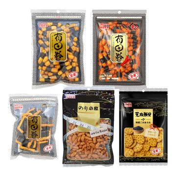 【蝦皮直營】有田製果 海苔小卷/便利包/海苔卷/海苔小粒/芝麻米果 多入組 3包入 非油炸 米果 海苔 餅乾 零食