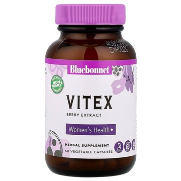 Bluebonnet Nutrition, 聖潔莓提取物，60 粒素食膠囊（每粒膠囊 225 毫克）
