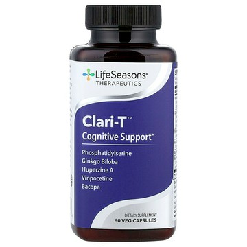 LifeSeasons, Clari-T™，認知幫助，60 粒素食膠囊