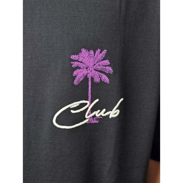CLUB 椰子樹草寫小標重磅 T