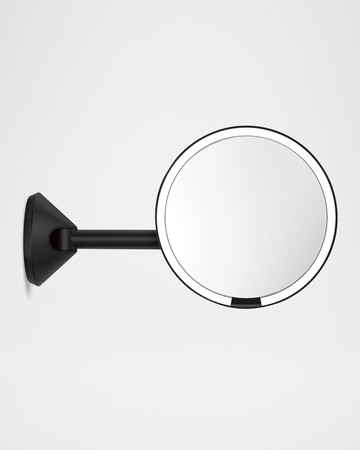 Wall-Mounted Sensor Makeup Mirror with 5x Magnification