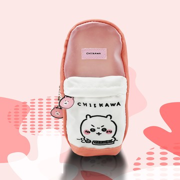 吉伊卡哇-掛式雙層萬用袋-粉