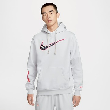 【NIKE】 AS M NK TF SI PO HD GCEL 長袖上衣 男款 帽T 運動 灰白 HQ4746-016