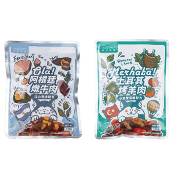 NU4PET 【12入組】-環遊犬世界主食鮮寵包系列(2種口味) 150g